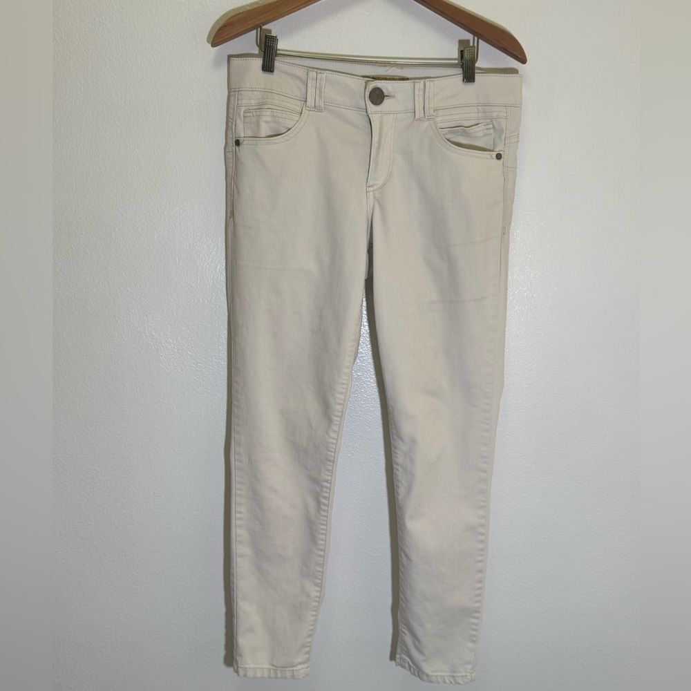 Democracy - Ab Solution Technology Skinny Jeans Beige Off-White - size 8
